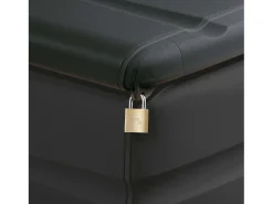 Baú Space-Saver ext. resina preta 260L 80x61x53 cm