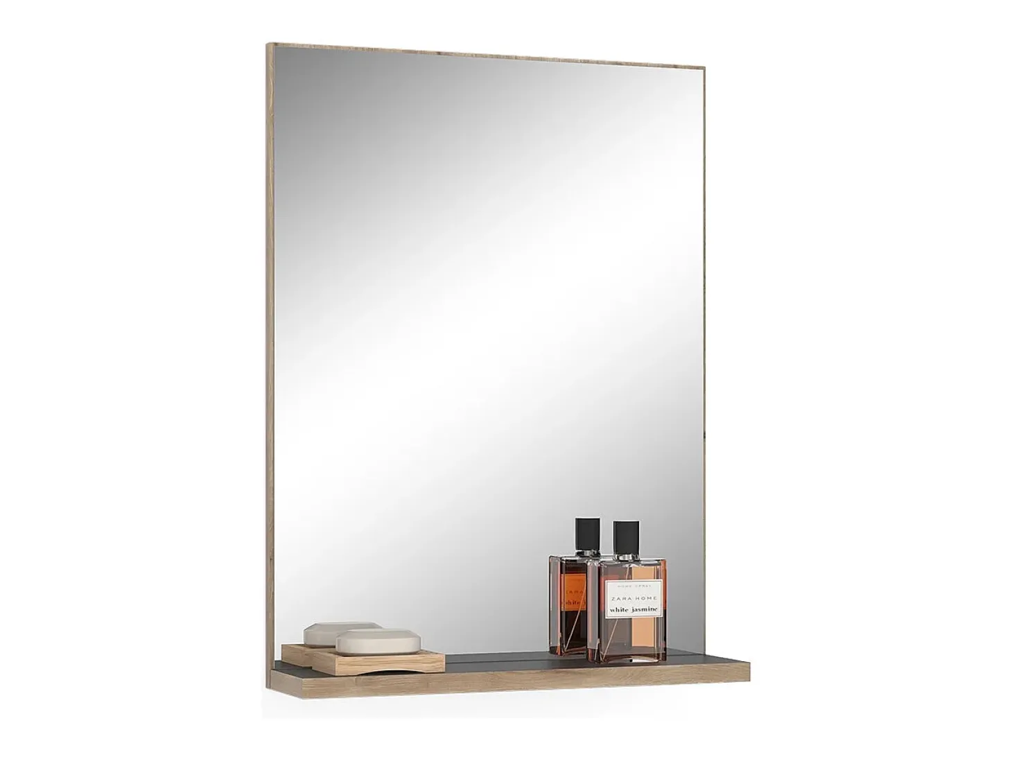 Badezimmerspiegel antracite 60x14.6x80 niko