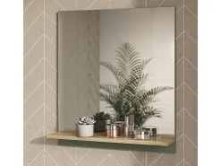 Badezimmerspiegel grün/artisan 60x14x67 marelle