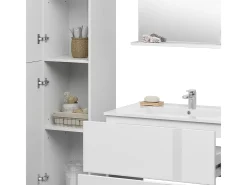 Badmöbel-Set branco 80x46x59.3 izan