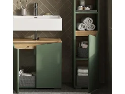 Badschrank grün/artisan 30x35x180 marelle