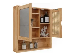 Badspiegelschrank bambu 56x13x58 liora