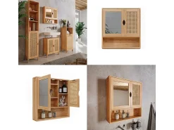 Badspiegelschrank bambu 56x13x58 liora