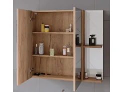 Badspiegelschrank branco alto brilho 80x17.2x75 irma