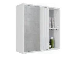 Badspiegelschrank branco 60x20x60 leano