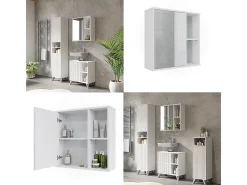 Badspiegelschrank branco 60x20x60 leano