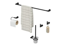 Badzubehör-Set preto 16x6.9x8.8 tauri