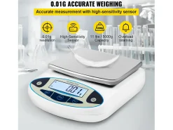Balança Analítica de Laboratório SucceBuy, Balança de Precisão Numérica 5000 g x 0,01 g, Peso de Joias Amostras