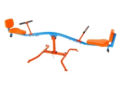 Balanço de Balancim SucceBuy, Capacidade de Carga 136 kg, com Pegas Confortáveis, Assentos com Encosto, Rotação a 360°, para 2 Crianças com 3 Anos ou Mais
