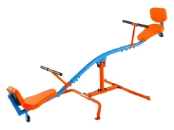 Balanço de Balancim SucceBuy, Capacidade de Carga 136 kg, com Pegas Confortáveis, Assentos com Encosto, Rotação a 360°, para 2 Crianças com 3 Anos ou Mais