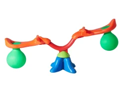 Balanço de Balancim SucceBuy, Capacidade de Carga de 24,9 kg por Assento, Equipamento de Jogo Exterior Saltitante, para 2 Crianças com 3 Anos ou Mais