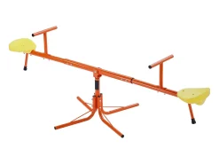 Balanço de Gangorra SucceBuy para Crianças, Capacidade 45,4 kg por Assento, Equipado com Alças Ergonômicas, Pés de Suporte de 4 Ramos, Rotação 360°