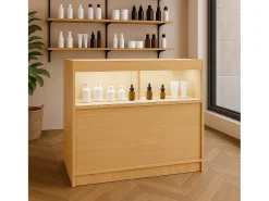 BalcÃ£o Comercial com Luz LED B900 â€“ cor Maple