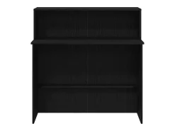 Balcão de recepção 100x50x103,5 cm derivados de madeira preto