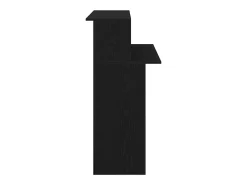 Balcão de recepção 100x50x103,5 cm derivados de madeira preto