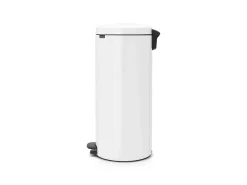 Balde de lixo com pedal Newicon 30L Branco Brabantia - Fecho Suave e Anti Odor
