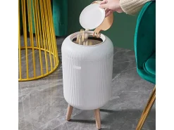 Balde de lixo de casa de banho de abrir com pressão 9L LIMO