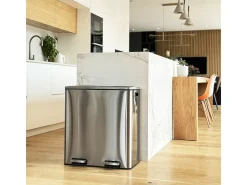 Balde de lixo de cozinha para reciclagem 60L MAJOR