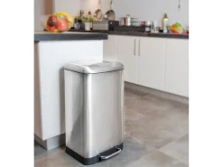 Balde de lixo de cozinha com pedal 30L GREENWICH