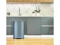 Balde de lixo de cozinha com pedal 50L ADMIRAL