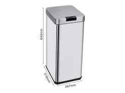 Balde de lixo de cozinha automático 50L PARKSIDE
