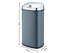 Balde de lixo de cozinha automático 42L LARGO