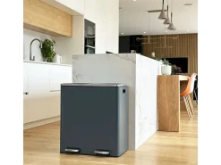 Balde de lixo de cozinha para reciclagem 60L MAJOR