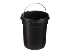 Balde do Lixo com Pedal 3L em Bambu e Metal Branco Natureo - Design Escandinavo - Higiene e Elegância