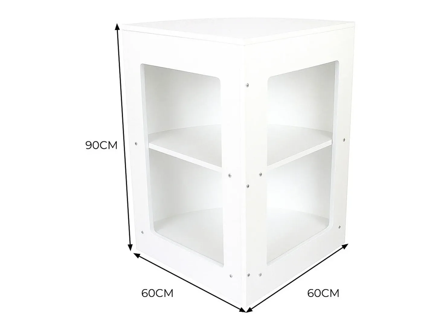 Balção Comercial de Canto CM60 – Branco