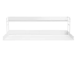 Bancada de Lavadora-Secadora SucceBuy, 137x69 CM com Prateleira de 2 Níveis com Almofadas Antiderrapantes e Capa de Proteção para Roupa Resistente à Água