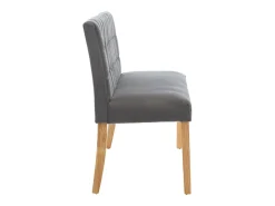 Banco 140 cm veludo cinzento