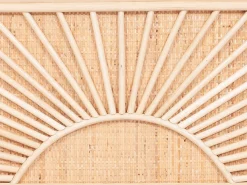 Banco baú em vime trançado com almofada, C.91 x P. 43 x A. 51 cm, Natural, SOLEYA