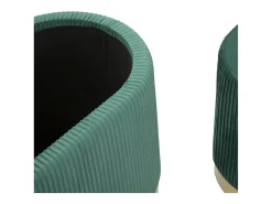 Banco com Arrumação VKH876, Verde, 80x37x42 cm, Kendra Home