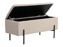Banco com Arrumação Watford, Bege, 36,5x95x43 cm, Kendra Home