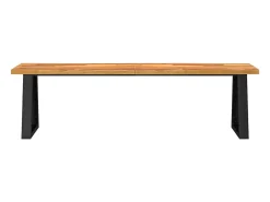 Banco com bordas vivas 160 cm madeira de acácia maciça