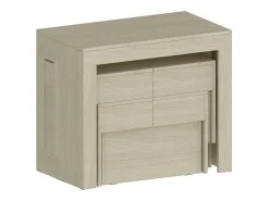 Banco Dcolasuon, Conjunto de 2 lugares para mesa de jantar, Bancos extensíveis, 290x25h45 cm, Olmo