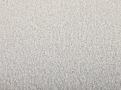 Banco de armazenamento em tecido bouclé branco - ECAMBI