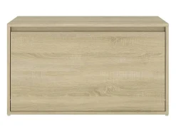 Banco de corredor 80x40x45 cm derivados madeira carvalho sonoma