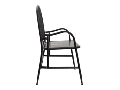 Banco de metal preto para casa