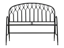 Banco de metal preto para casa