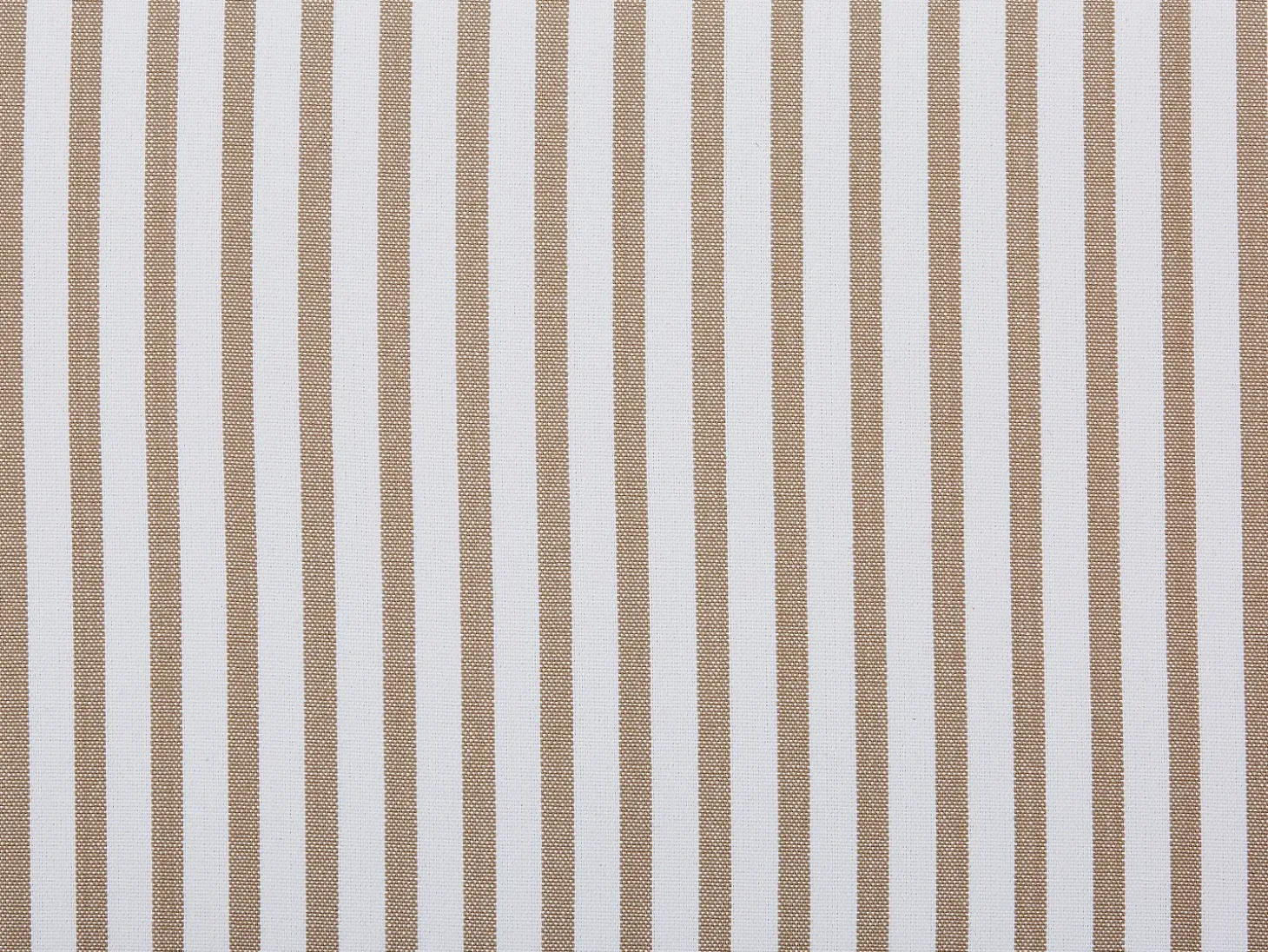 Banco em tecido e de cores listrado branco e taupe - ELAMIU