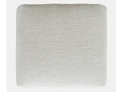 Banco estofado 53,5x48x45,5 cm bege Leith LET69N