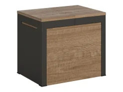 Banco extensível 55x40/305 cm Walk Carvalho Natural quadro Antracite