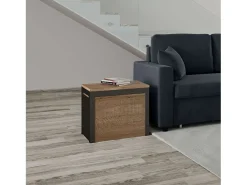 Banco extensível 55x40/305 cm Walk Carvalho Natural quadro Antracite