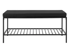 Banco Vita, Preto, 36x100x48,5 cm, Kendra Home