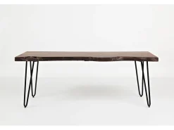 Banco 122x46x41 cm castanho Avola av1781-48kd