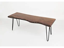 Banco 122x46x41 cm castanho Avola av1781-48kd