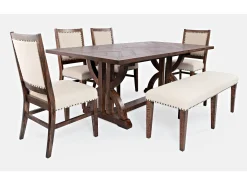 Banco 132x49,5x48,5 cm Castanho escuro Avola AV1931-52