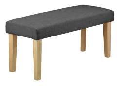 Banco 103x41x47 cm cinza escuro