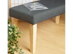 Banco 103x41x47 cm cinza escuro
